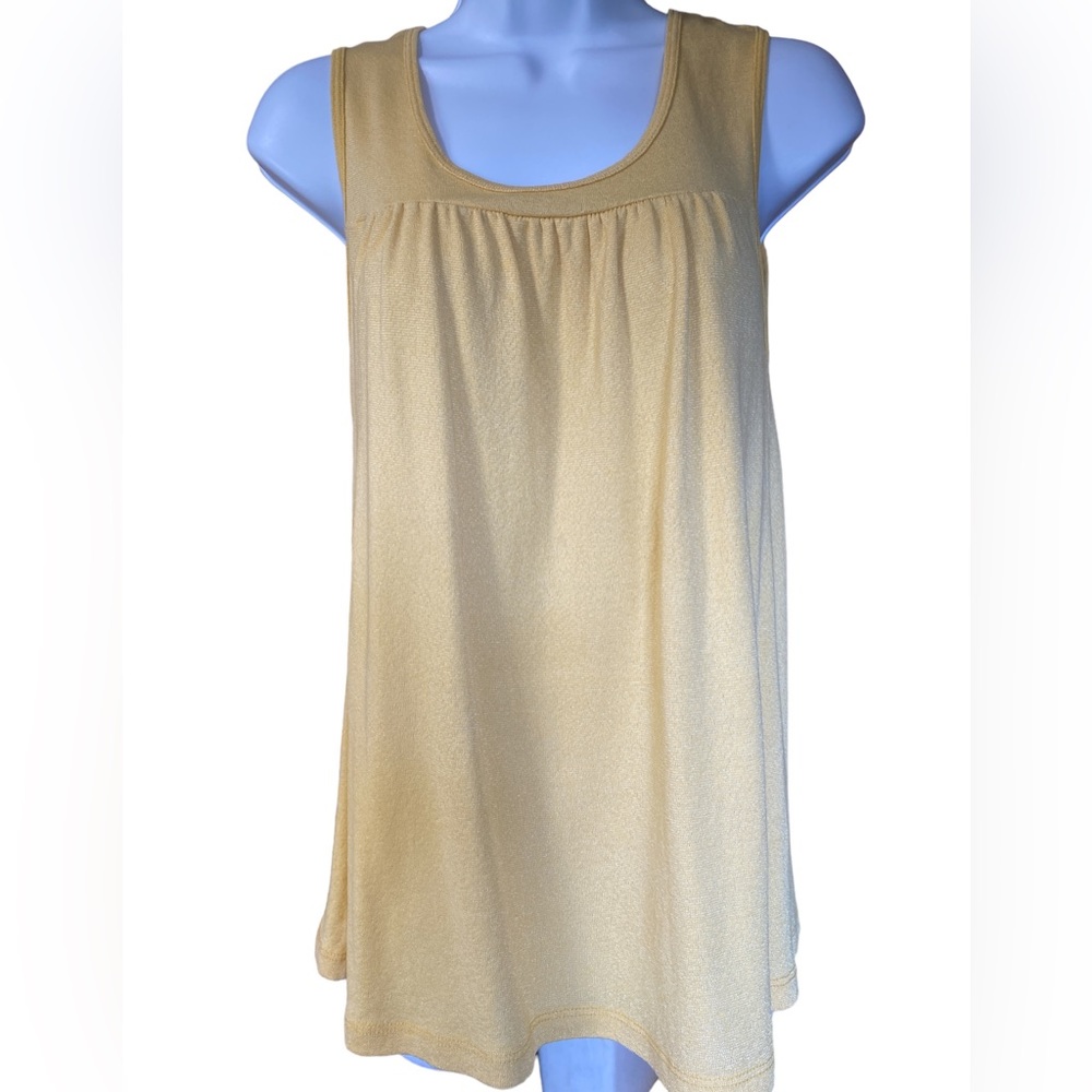 Michael Stars Women’s Mustard Tank-Labeled One Size (Meas. similar to Size M)